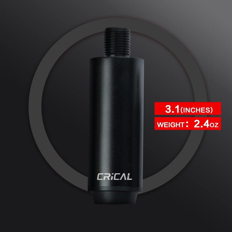 CRICAL Pool Cue Extension 2/3/4/8 Inch Metal Billiard Cue Extension with 3 Bumpers Billiard Accessories - Image 3